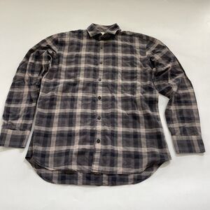 Billy‎ Reid Shirt Button Front Men’s Size Small Checkered Standard Cut TURKEY